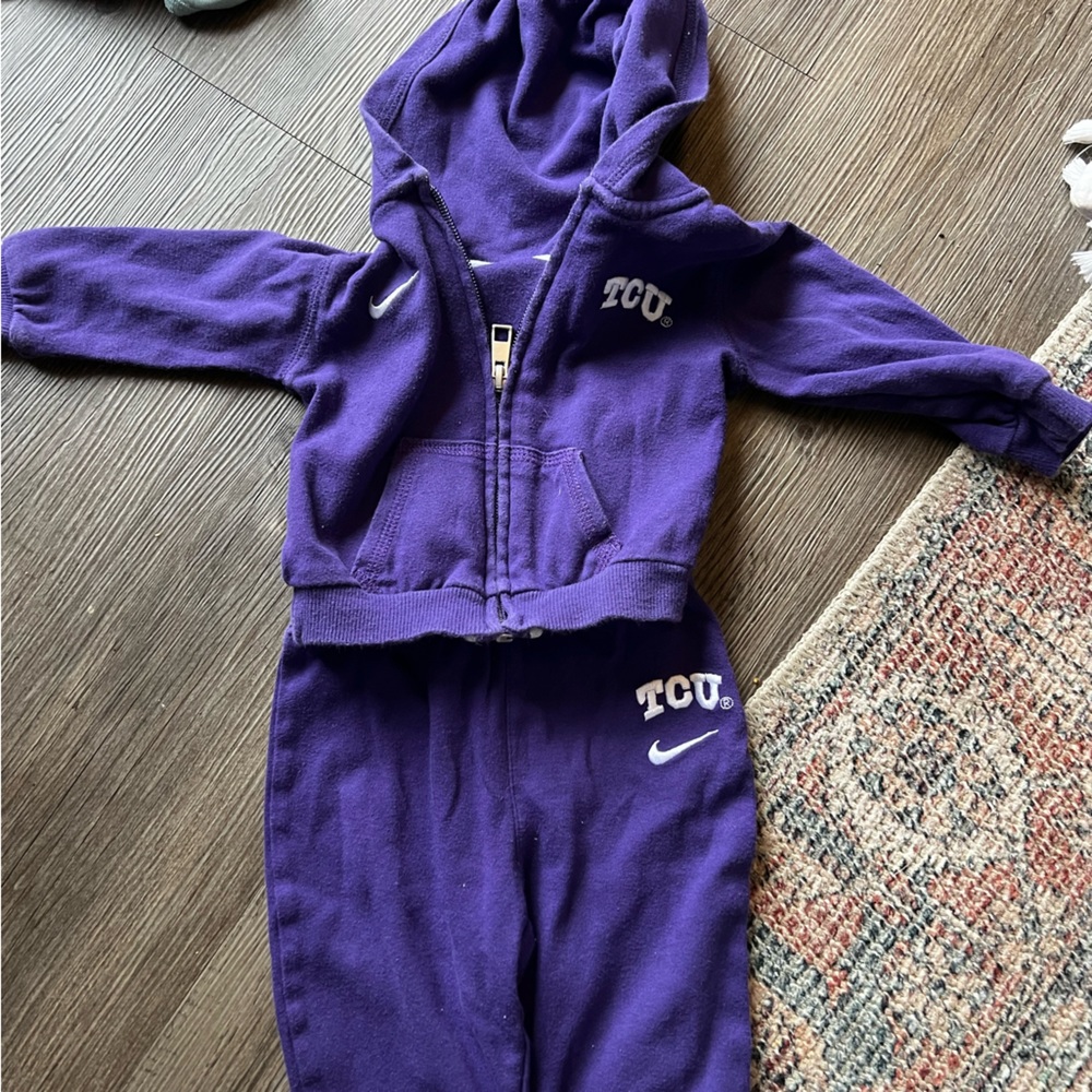 Tcu baby jumpsuit